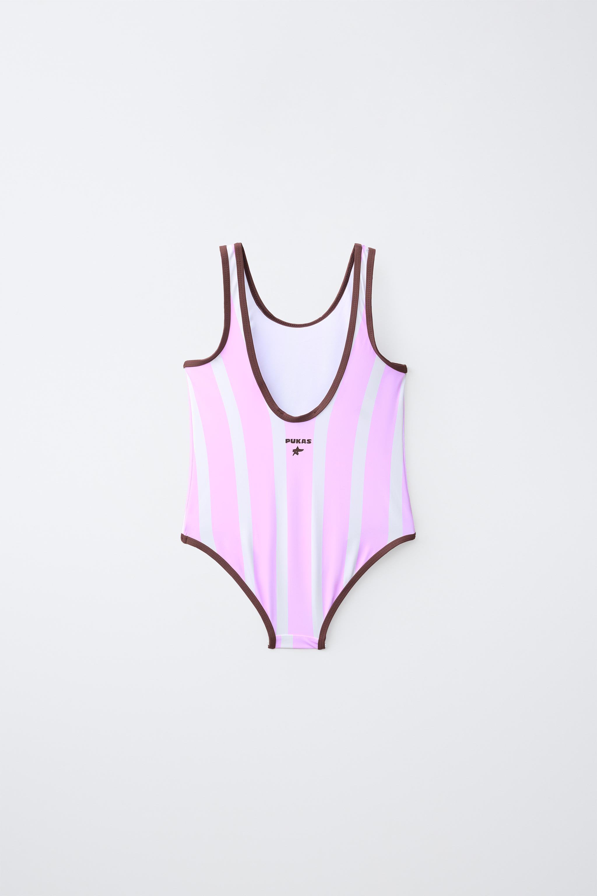 6-14 YEARS/ STRIPED PUKAS SURF SWIMSUIT